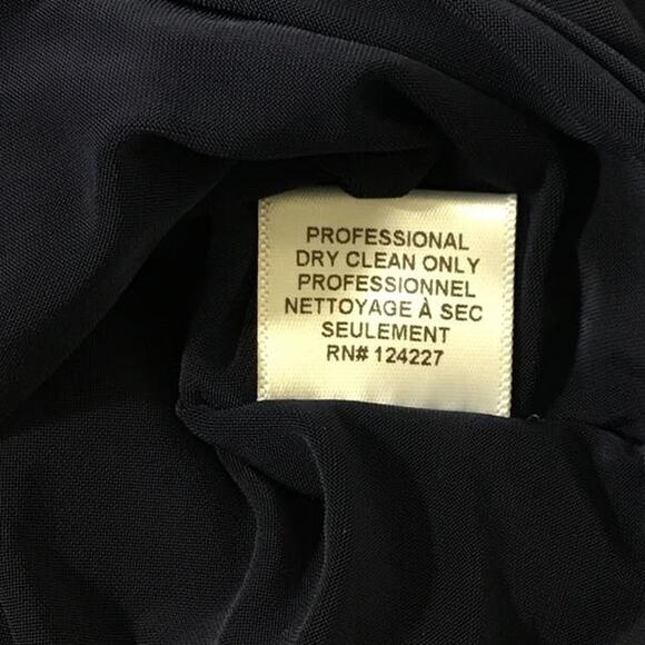 MISA LOS ANGELES SZ S Navy Blue Leza Sleeveless Twist Front Maxi Dress NWT 0b13 - Picture 9 of 9